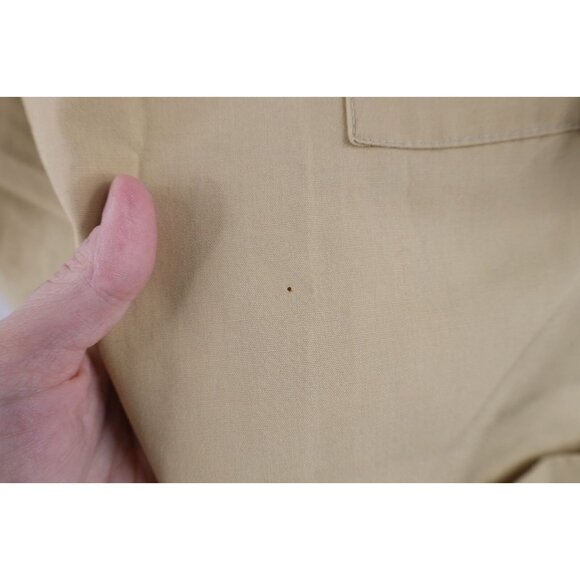 Vtg 70s Streetwear Mens XL Distressed Striped Collared Beach Button Shirt USA - Picture 5 of 13